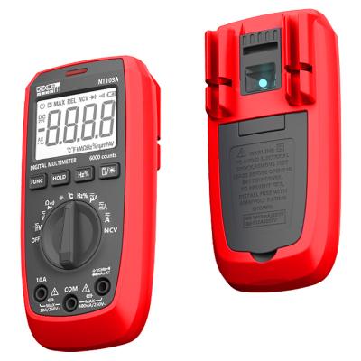 China Digital Multimeter NT103A Battery Dimensions Model Voltage Current Test Diode Temperature Origin Line III Location Model NT103A for sale