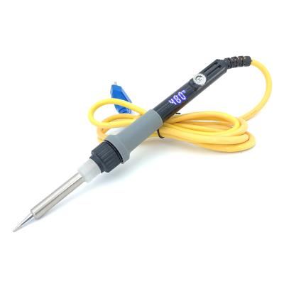 China Machinery Repairs Workshop Electric Welding Iron 80W 916 Digital LCD Display 110v 220v Quick Heating EU USA UK Plug Electronic Soldering Iron for sale