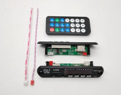 China FM radio factory wholesale DC 5V to 12V MP3 SD, TF card, USB, AUX panel. and audio Q9A, Hiclass brand player FM radio decoder box for sale