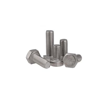 China Hot Sale DIN933 Stainless Steel Hex Bolt Hex Screw Hex Head Steel Bolt for sale