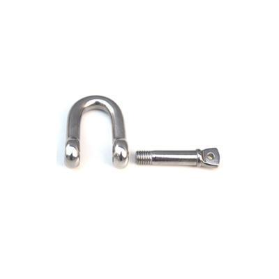 China General Industry Stainless Steel D Shaped Shackle With Hitch Pin for sale