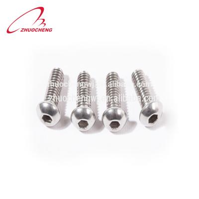 China 316 ISO7380 Socket Knob Stainless Steel304 Stainless Steel Head Cap Screw for sale