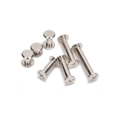 China High Quality A2 A4 Stainless Steel Flat Binding Barrels And Screws for sale