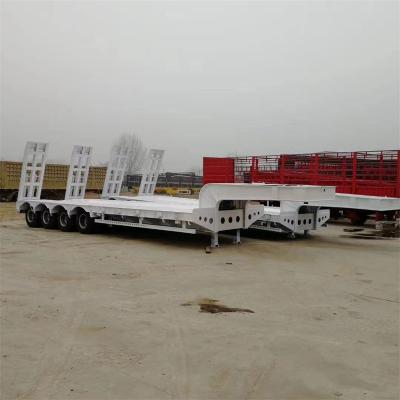 China Truck Trailer 13 meter light hook trigger, low flat semi-trailer, large transport semi-trailer, low bed semi-trailer for sale