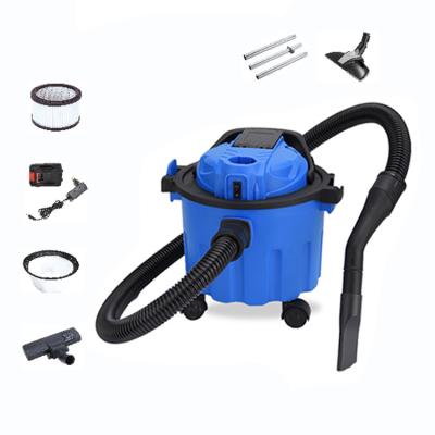 China Cordless commercial car lithium battery vacuum cleaner for car with universal wheels for sale