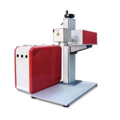 China Manufacture Factory 20w 30w 50w 100w Air Cooled Portable Desktop Fiber Laser Marking Machine For Metal for sale