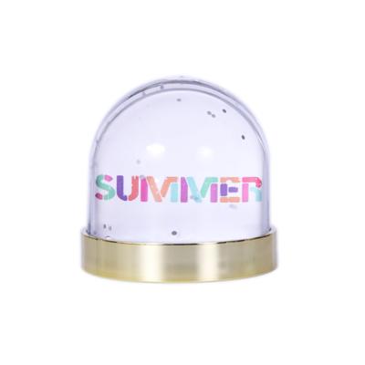 China Europe DIY Photo Globe With Empty Photo Snow Picture Kit Plastic Frame Photo Snow Globe for sale