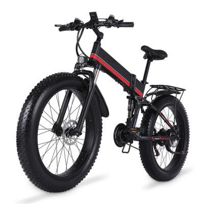 China Logo Size Fat Tire Fastest 7 Speed ​​Aluminum Alloy Custom Carbon Pedal Electric Mountain Bike for sale