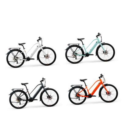 China Aluminum Alloy Motor Outdoor Classic Center Delivery Electric City Bike 36v 28inch 200w Bicycle for sale