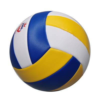 China Durable wholesale custom volleyball ball softer PU leather pelota de voleibol microfiber logo touch for sale