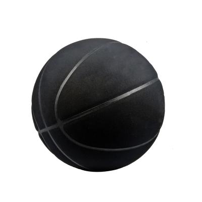 China Size 7 Gradient Color Competition Sports Basketball Glass Leather Outdoor Portable Backboard Customization Design Basketball Court Clocks New for sale