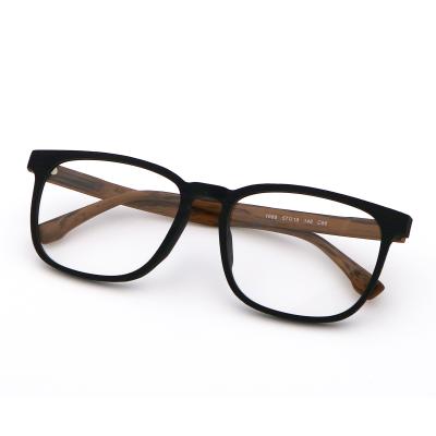 China Imitation Wood Optical Frames Acetate Glasses Frame MR 1688 for sale