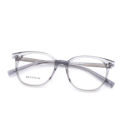 China Verschillende kleuren Vogue Acetaat optische bril Frame Neutral MR 809 Te koop