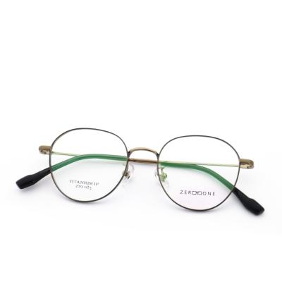 China Light Titanium Glasses New Retro Literature And Art ZTO 023 for sale