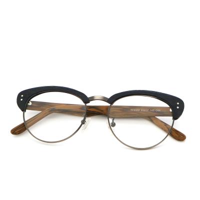 China Handgefertigtes Acetat Retro Holz Kopie optische Brille Rahmen MR 5309 zu verkaufen