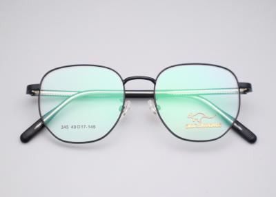 China Ultralight Sophisticated Vintage Custom Metal Eyeglass Frames Acetate Optical for sale