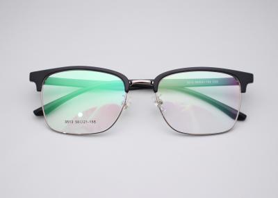 China Diseño personalizado de lentes ópticos metálicos marco para todos los rostros 3513 en venta