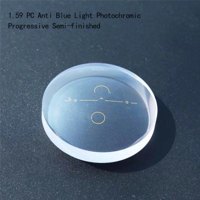 Cina 1.59 Lenti progressive con filtro di luce blu PC progressive semilavorate in vendita