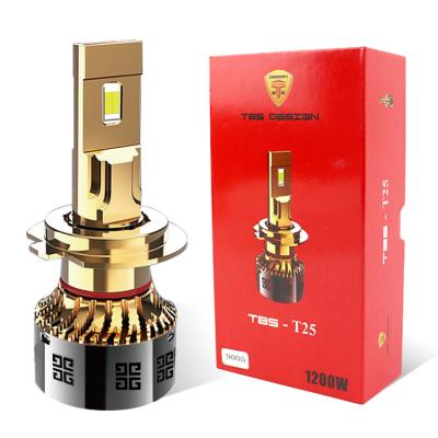 China Fan+ Tobys copper led headlights H4 H7 H11 car led heandlambs headlight bulb auto headlight with cooling systems for sale