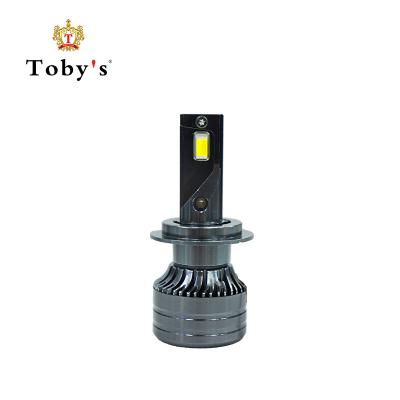 China Aviation 6063 Aluminum Tobys 30w H7 LED Headlight 3 Colors 6000K Auto Light for sale