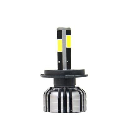 China Aviation 6063 Tobys 25w LED Aluminum Headlight H4 COB Car Light Bulb 6000K for sale