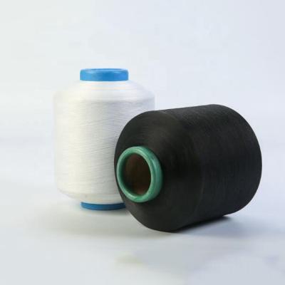 China High tenacity ACY color black white air covered spandex yarn for socks knitting spandex yarn for sale