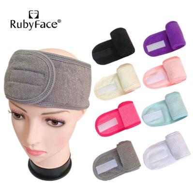 China Sporty Factory Wholesale Soft Elastic Make Up Cosmetic Wash Face Headband Spa Bath Hair Band for sale