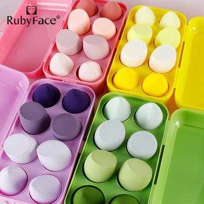 China 8PCS/Box Makeup Egg Case Blender Egg Makeup Powder Blow Beauty Cosmetics Blow Latex Free Makeup Sponge Wholesale Makeup Sponge for sale