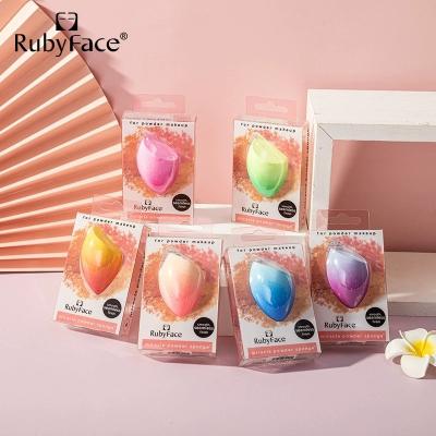 China Factory Direct Selling Makeup Blender Color Gradient Beauty Foundation Sponge Eco-friendly Cleansing Blending Sponge for sale