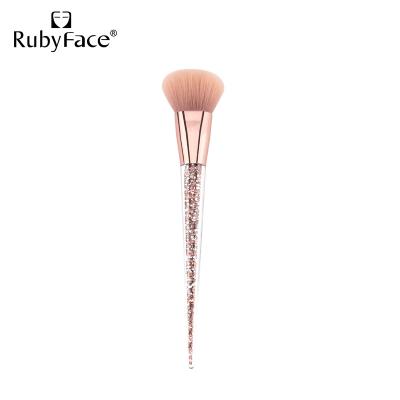 China Contour Brush Wholesale Stocks RubyFace Diamond Handle Single Brush Cosmetic Tool Makeup For Face Contour Brushes for sale