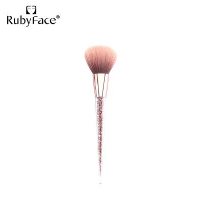 China Powder Wholesale RubyFace Diamond Brush Running Single Handle Brush Cosmetic Tool Makeup For Face Powder Brushes for sale