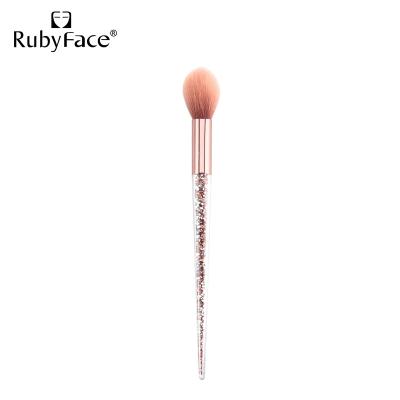 China Simple Highlight Brush Wholesale Stock RubyFace Diamond Handle Brush Cosmetics Tool Makeup For Face Highlight Brush for sale