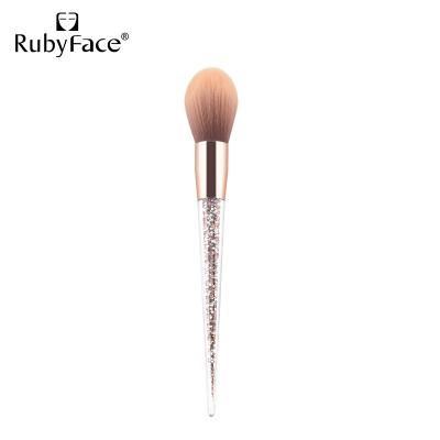 China Powder Wholesale RubyFace Diamond Brush Running Single Handle Brush Cosmetic Tool Makeup For Face Powder Brushes for sale