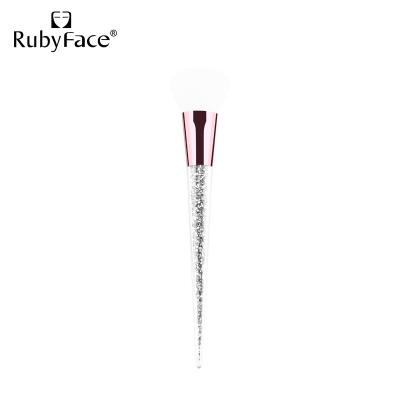 China Contour Brush Wholesale Stocks RubyFace Diamond Handle Single Brush Cosmetic Tool Makeup For Face Contour Brushes for sale