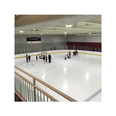 China Easy Install Wanhe UHMWPE HDPE Wear Resistant Quickly Install Portable Synthetic Ice Hockey Track Tiles For Your Home for sale