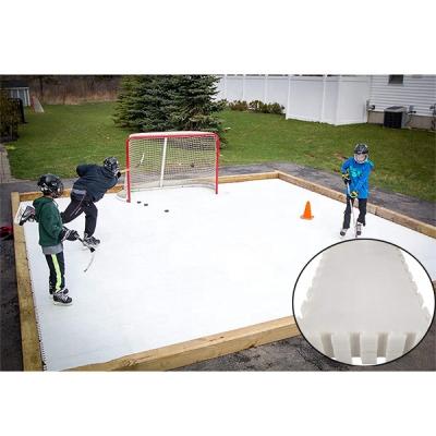 China Easy Install Free Samples of Wanhe Accepted UHMWPE Outdoor Public Arena Portable Synthetic Ice Boards For Hockey Arena for sale