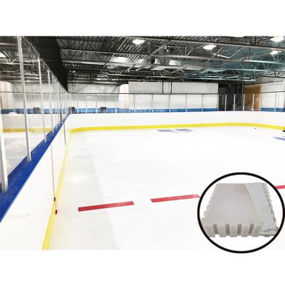 China Easy Install Free Samples Of Wanhe Accepted UHMWPE Outdoor Public Portable Synthetic Ice Roller Skating Tracks for sale