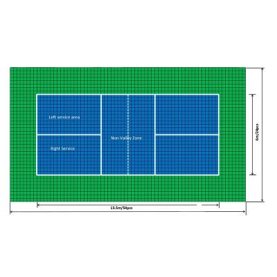 China China Basketball Anti Slip Polypropylene Sport Basketball Pickle Ball Outdoor Interlocking Court Flooring for sale