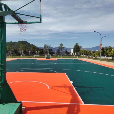 China Basketball Customized Size Pre-designed DIY Park Outdoor Basketball Court for sale