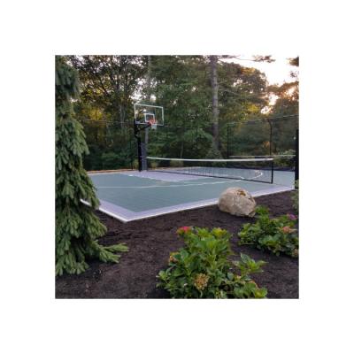 China Sports wind hot! Wanhe DIY Outdoor Backyard Basketball Court Flooring Kit Australia For Sports Court Tiles for sale