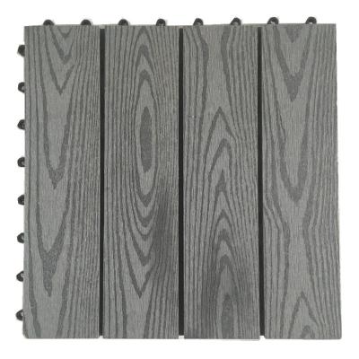 China HOT HOT HOT modern! factory direct cheap price Wanhe WPC recycle wood plastic interlocking decking tiles for sale