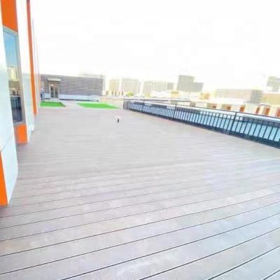 China Wanhefloor Modern Outdoor Terrace Engineered WPC Decking Wood Flooring Waterproof Garden Used for sale