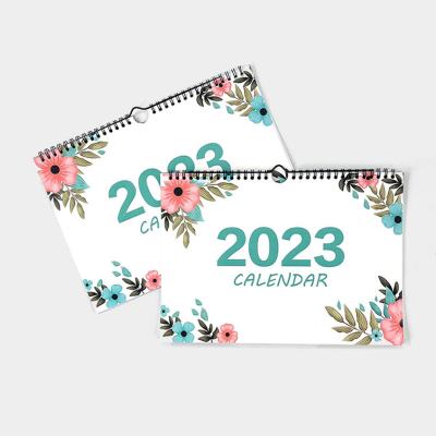 China Carnation With Seal Multifunctional Custom Creativity English Desk Tear Off Daily Calendar for sale