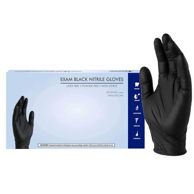 China General Purpose Disposable Nitrile Gloves Powder Free Manufacturer Black White Blue for sale