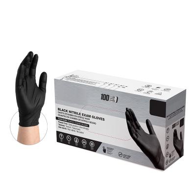 China General Purpose Disposable Nitrile Gloves Powder Free Manufacturer Black White Blue for sale