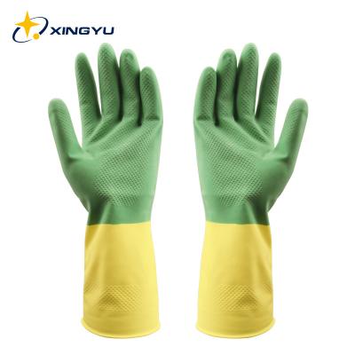 China Reusable Kitchen Hand Rubber Gloves General Purposes Food Long Cleaner Cooking Custom Kitchen Gloves for sale