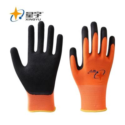 China Custom Logo Work Gloves Xingyu General Purpose Latex Gloves China Manufactures for sale