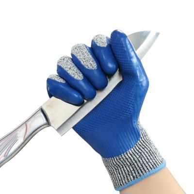 China General Purpose Xingyu Cutting Gloves Anti-Cut Level 5 Hppe Heavy Duty Work Gloves for sale