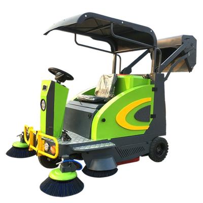 China Tower Battery Powered Floor Sweeper Factory Road Machine Road Sweeper Truck Street Cleaning Machine for sale