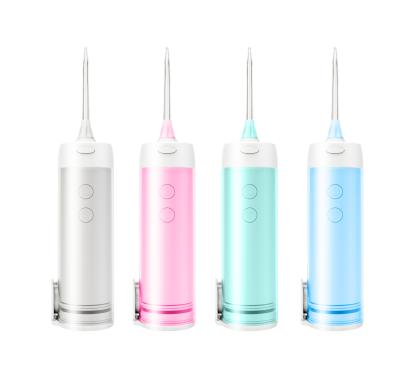 China 2021 Hotel Rise Mini Portable 300ml Wireless Water Pulse H2ofloss Dental Electric Water Flosser for sale